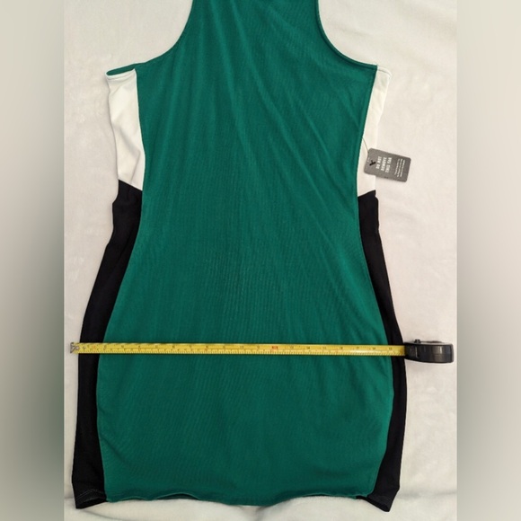 NWT Express Color Block Racerback Bodycon Dress - L - Picture 5 of 6